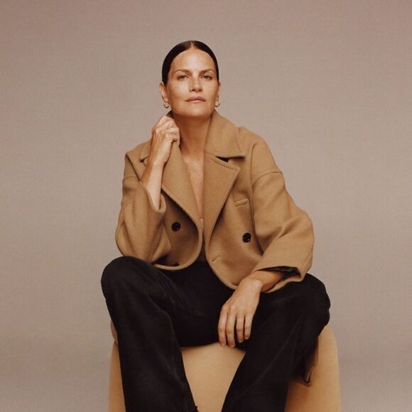 Mango Oversized 75% Wool Short Coat New - Picture 6 of 7